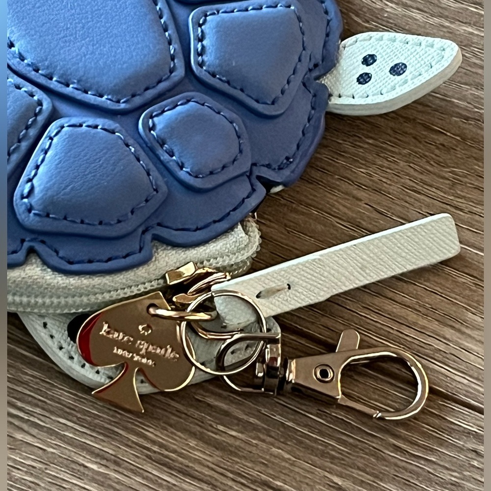 Kate Spade RARE Limited Edition Turtle Coin Pouch/Keychain - Picture 5 of 12